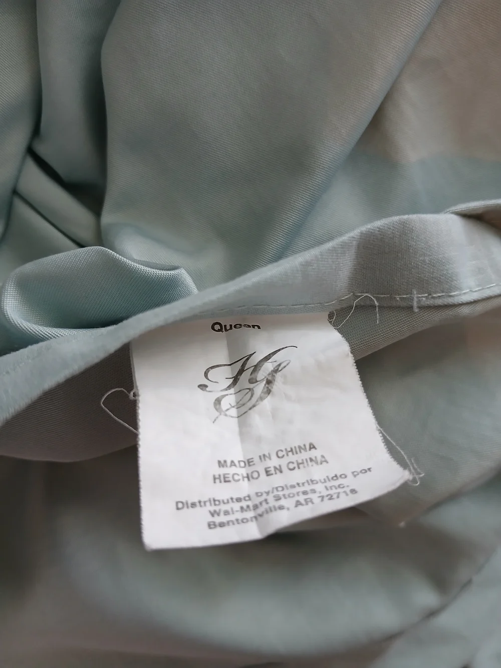 Título: Queen 2-Piece Sheet Set – Flat & FittLight Seafoam Green Solid Sheet Set